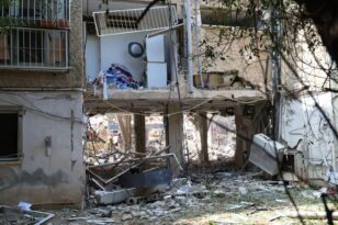 Homes Damaged in Israel